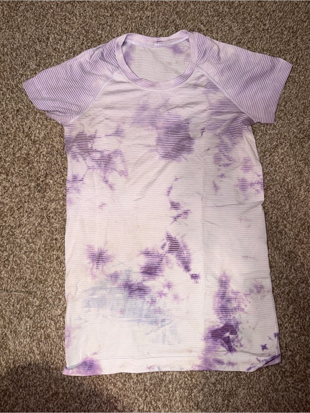 lululemon athletica Lavender Tie-Dye Short Sleeve Tee